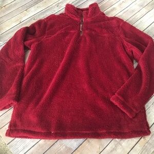 Grizzly Sherpa pullover quarter zip nwot L
